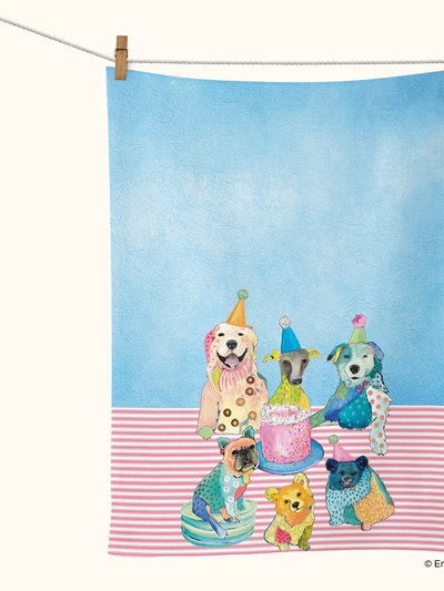 Werkshoppe Dog Party | Cotton Tea Towel product