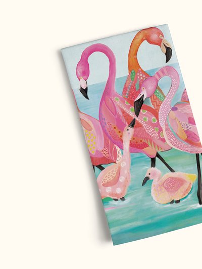 Werkshoppe Flamingo Beach | Cotton Tea Towel product