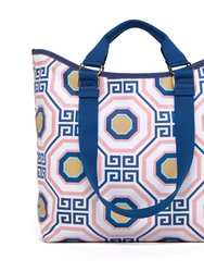 Greek Key Tile Go Big Tote Bag