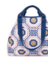 Greek Key Tile Go Big Tote Bag
