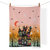 Haunted House 100% Cotton Halloween Tea Towel