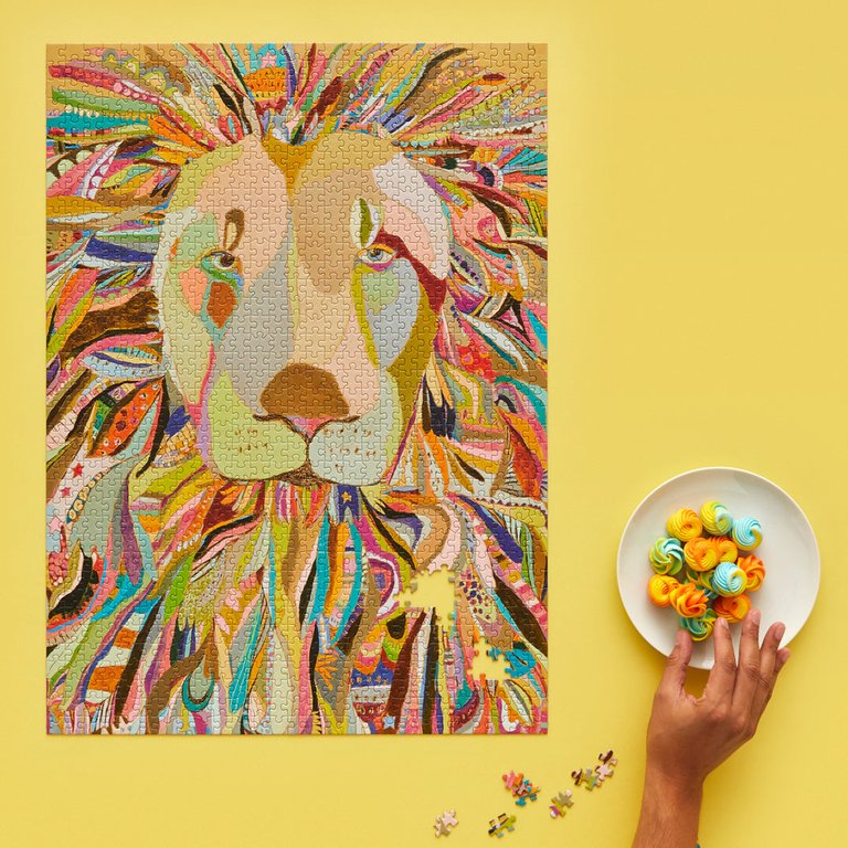 Majestic Lion 1000 Piece Jigsaw Puzzle