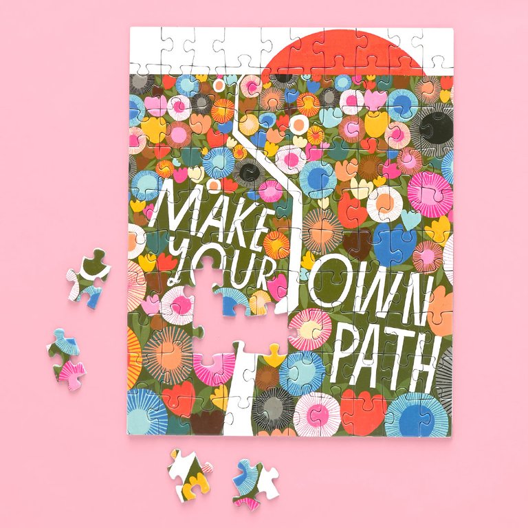 Make Your Own Path 100 Piece Puzzle Snax