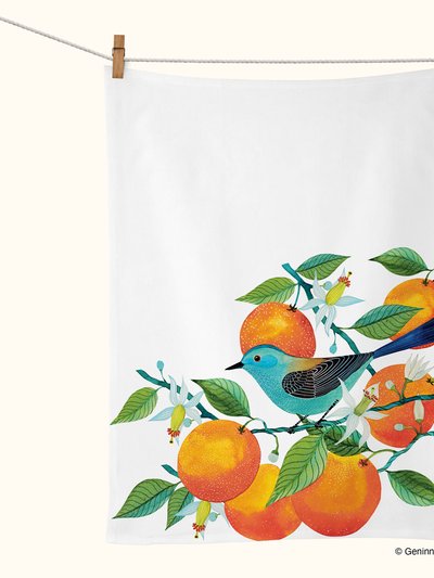 Werkshoppe Naranjas | Cotton Tea Towel product