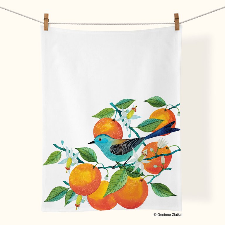 Naranjas | Cotton Tea Towel