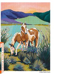 Painted Horses | 1000 Piece Jigsaw Puzzle