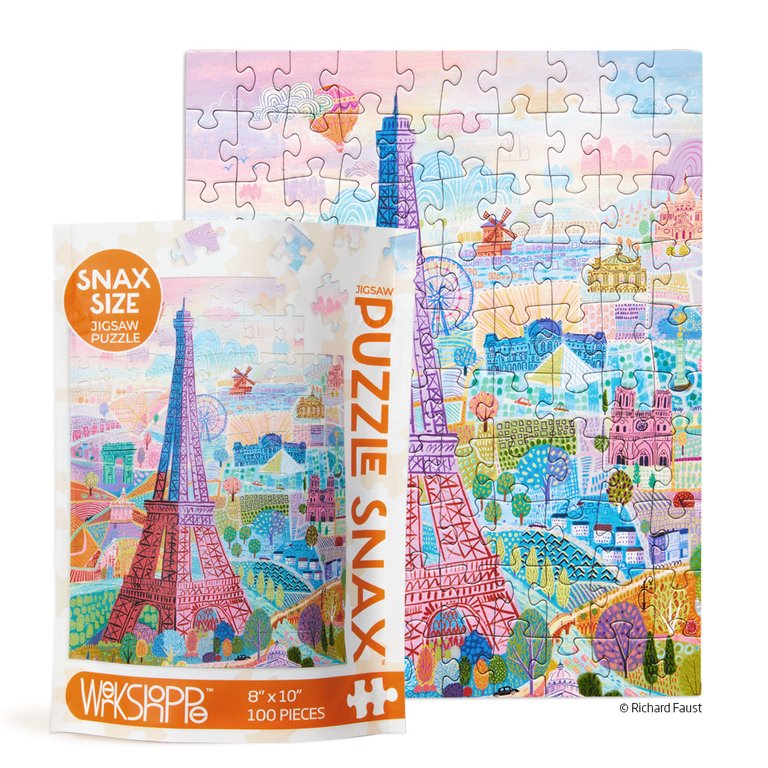 Paris Holiday 100 Piece Jigsaw Puzzle