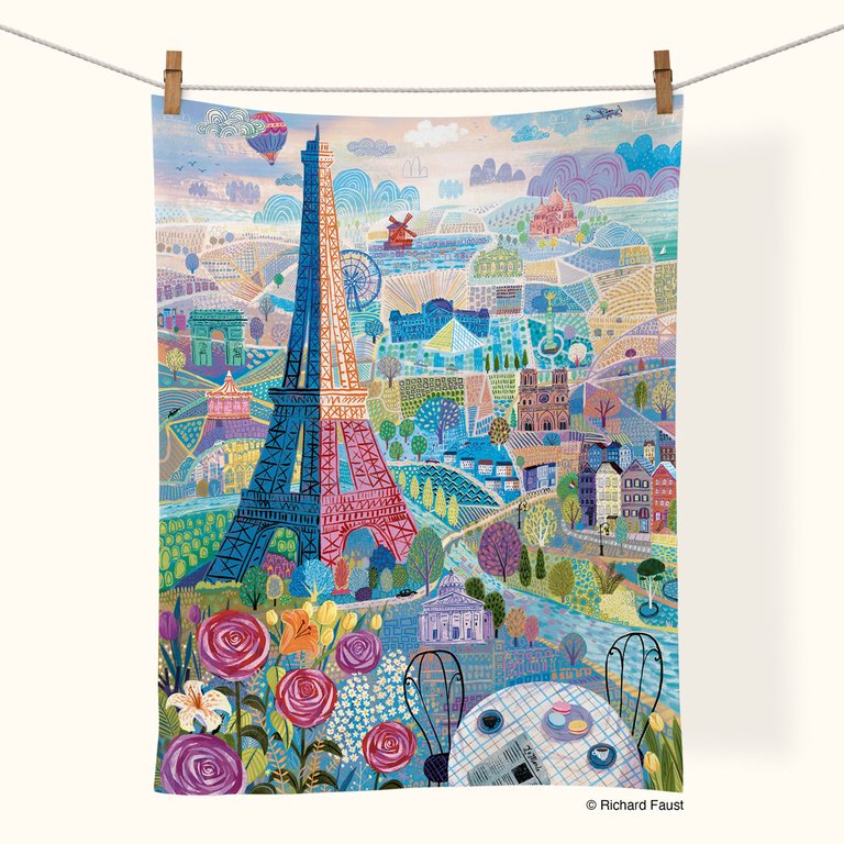 Paris  | Cotton Tea Towel