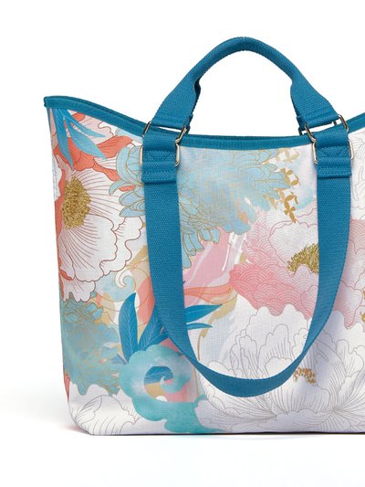 Werkshoppe Peony Blossoms Go Big Tote Bag product