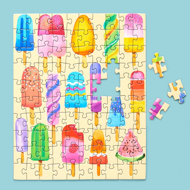 Popsicle Party 100 Piece Jigsaw Puzzle