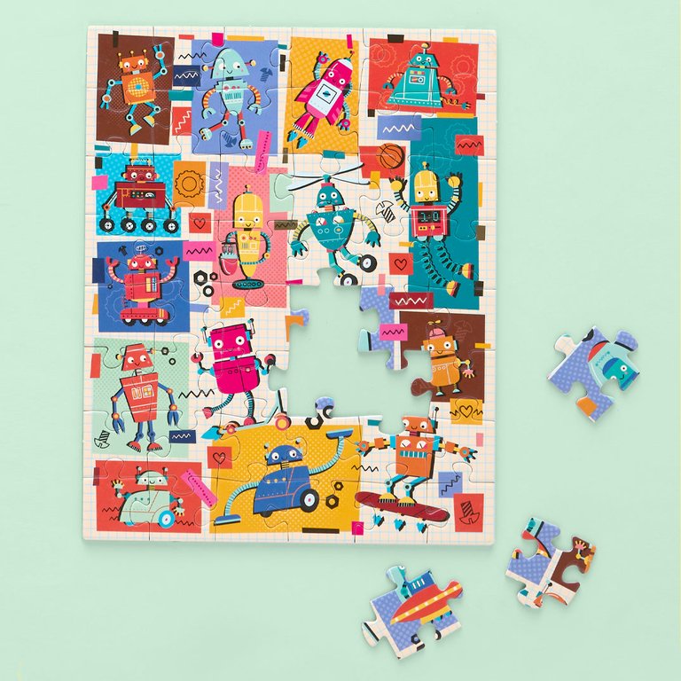 Robots 48 Piece Puzzle Snax