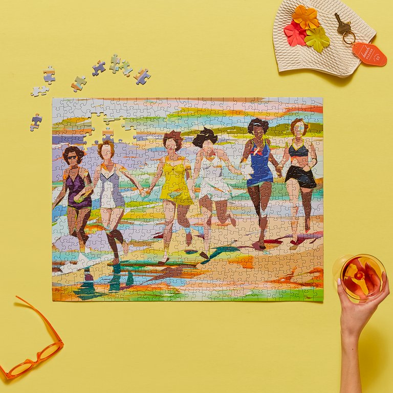 Sunset Swim | 500 Piece Puzzle