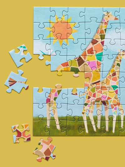 Werkshoppe Sunshine Giraffes 48 Piece Puzzle Snax product