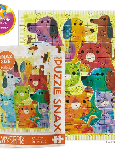 Werkshoppe Tats And Dods 48 Piece Kids Puzzle Snax product