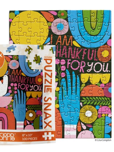Werkshoppe Thankful For You 100 Piece Puzzle Snax product