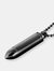 Crucible Men's Dual Finish Stainless Steel Bullet Capsule Pendant