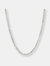 Crucible Men's Stainless Steel Polished Spiga Chain Necklace - Stainless Steel