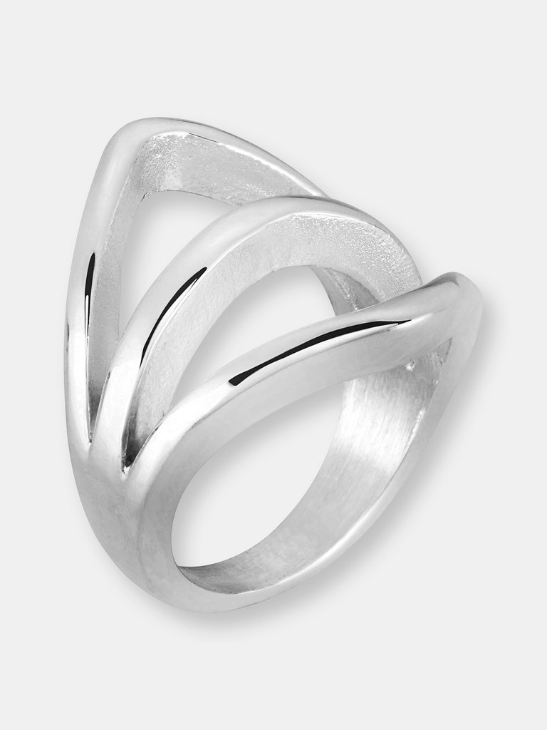 ELYA Free Form Stainless Steel Ring