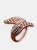 ELYA Polished Angel Wings Bypass Stainless Steel Ring