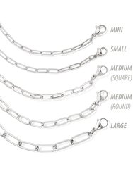 ELYA Small 3.5mm Paperclip Necklace 28"