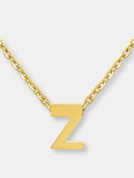 ELYA Women's 18k Polished Initial Pendant Necklace - Gold