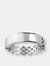 Men's Stainless Steel Polished ID Bracelet Themed Ring