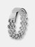 Men's Stainless Steel Polished ID Bracelet Themed Ring - Stainless Steel