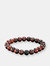 Polished 10mm Natural Stone Bead Stretch Bracelet