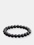 Polished 10mm Natural Stone Bead Stretch Bracelet