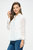 Alison Roll-Tab Sleeve Collared Lace Blouse