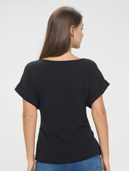 Bailey Tie Front Dolman Blouse