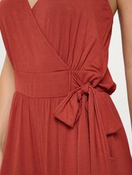 Bridget Side Tie Strappy Jumpsuit With Pockets