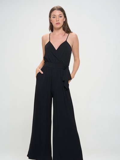 West K Bridget Side Tie Strappy Jumpsuit With Pockets product