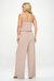 Bridget Side Tie Strappy Jumpsuit With Pockets