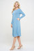 Charlee Long Sleeve A-line Knit Dress with Pockets