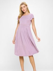 Claris Knit A-line Dress With Pockets