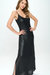 Gemma Shimmer Maxi Dress - Black Shimmer