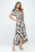 Georgia Faux Wrap Hi Lo Dress