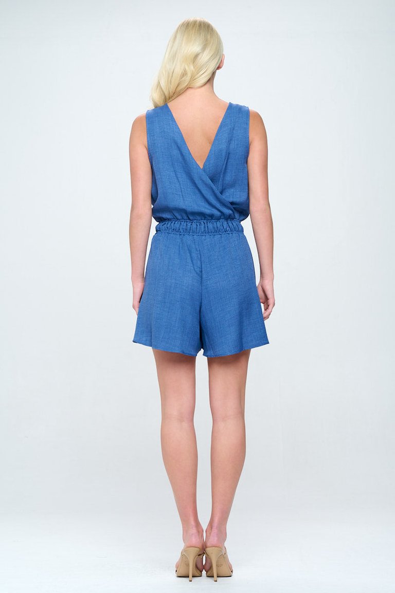 Kayla Surplice Romper