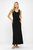 Kelly Knit Racerback Maxi Dress - Black