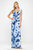 Kelly Knit Racerback Tie Dye Maxi Dress - Dark Blue