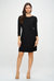 Kelsey Side Ruched Dress - Black