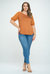 Lizzy Plus Size Short Sleeve Knit Top