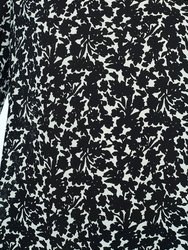 Malaya Long Sleeve Printed Blouse With Wide Cuff