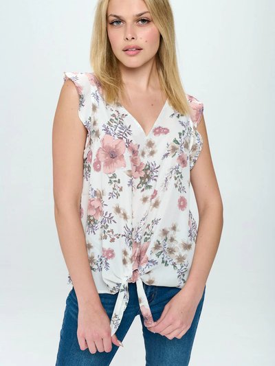 West K Samantha Tie Front Top product