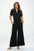 Tiffany Flutter Sleeve Knit Jumpsuit - Black