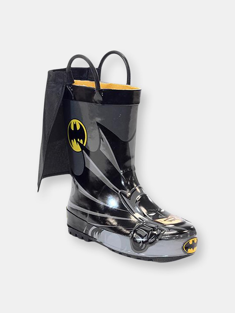 Kids Batman Everlasting Rain Boot - Black