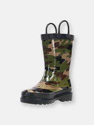 Kids Camo Rain Boots