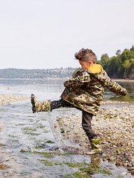 Kids Camo Rain Boots