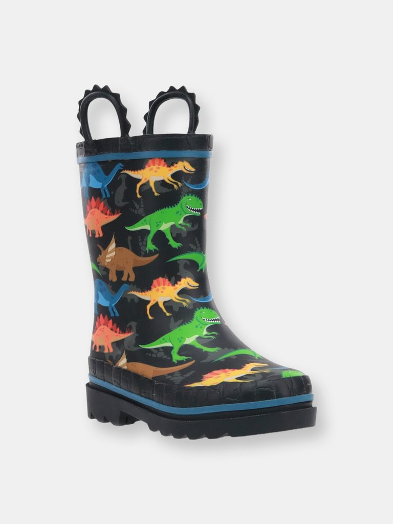Kids Dino World Rain Boots